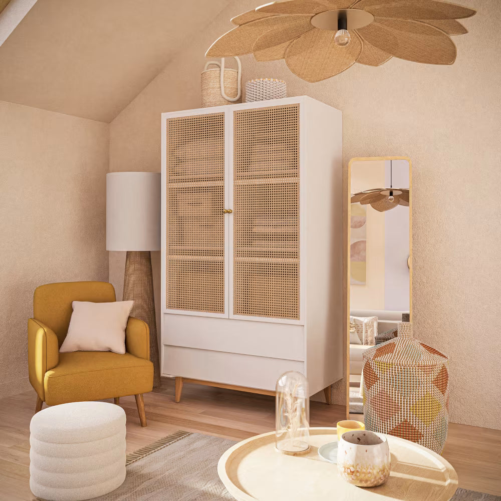 ™Malora | מראת רצפה בגודל 41x160 ס"מ – עץ פאולוניה מלא, קצוות מעוגלים, אלגנטיות רטרו